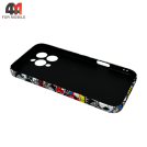 Чехол для Iphone 16 Pro Max силиконовый, 022 разноцветный, Luxo