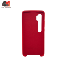 Чехол для Xiaomi Mi Note 10/Mi Note 10 Pro Silicone Case, красного цвета
