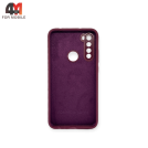 Чехол для Xiaomi Redmi Note 8 Silicone Case, цвет марсала