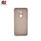 Чехол для Xiaomi Redmi Note 9/Redmi 10X Silicone Case, пудрового цвета