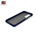Чехол для Xiaomi Mi 10T/Mi 10T Pro пластиковый с усиленной рамкой, синего цвета
