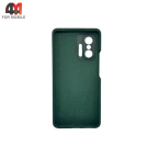 Чехол для Xiaomi Mi 11T/Mi 11T Pro Silicone Case, темно-зеленого цвета