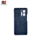 Чехол для Xiaomi Mi 11T/Mi 11T Pro Silicone Case, темно-синего цвета