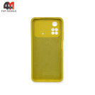 Чехол для Xiaomi Poco M4 Pro 4G Silicone Case, желтого цвета