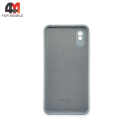 Чехол для Xiaomi Redmi 9A Silicone Case, небесного цвета