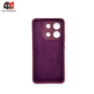 Чехол для Xiaomi Redmi Note 13 4G Silicone Case, цвет марсала