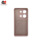 Чехол для Xiaomi Poco M6 Pro 4G/Redmi Note 13 Pro 4G Silicone Case, пудрового цвета