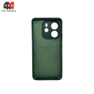 Чехол для Xiaomi Redmi Note 14 4G Silicone Case, темно-зеленого цвета