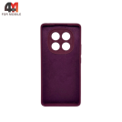 Чехол для Xiaomi Redmi Note 14 Pro 5G Silicone Case, цвет марсала