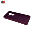 Чехол для Xiaomi Poco X7 Pro/Redmi Turbo 4 5G Silicone Case, цвет марсала