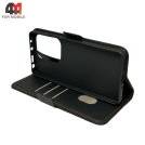 Чехол-книга для Xiaomi Poco M6 Pro 4G/Redmi Note 13 Pro 4G шов, черного цвета, Case