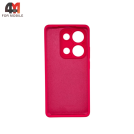 Чехол для Xiaomi Redmi Note 14S Silicone Case, ярко-розового цвета