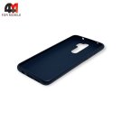 Чехол для Xiaomi Redmi Note 8 Pro силиконовый, ребристый, синего цвета, Cherry