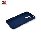 Чехол для Honor 6A силиконовый, матовый, синего цвета, Cherry