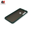 Чехол для Xiaomi Redmi Note 8T пластиковый с усиленной рамкой, зеленого цвета
