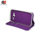 Чехол-книга для Samsung J3 2015/J3 2016/J310/J320 фиолетового цвета, New Case