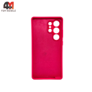 Чехол для Samsung S25 Ultra Silicone Case, ярко-розового цвета