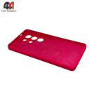 Чехол для Samsung S25 Ultra Silicone Case, ярко-розового цвета