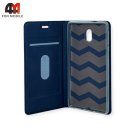 Чехол-книга для Nokia 3 2018/3.1 2018 синего цвета, Skin