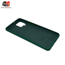 Чехол для Samsung A42 Silicone Case, темно-зеленого цвета