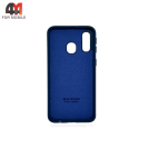 Чехол для Samsung A40 Silicone Case, темно-синего цвета
