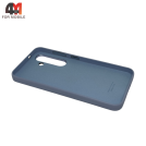 Чехол для Samsung S25 Leather Case, серо-голубого цвета