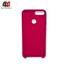 Чехол для Huawei P Smart 2018 Silicone Case, малинового цвета