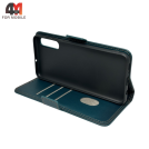 Чехол-книга для Samsung A50/A30s/A50s шов, зеленого цвета, Case