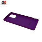 Чехол для Samsung S10 Lite/A91/M80s Silicone Case, фиолетового цвета