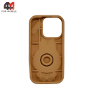 Чехол для Iphone 16 Pro Labubu Popsocket, коричневого цвета