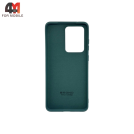 Чехол для Samsung S20 Ultra/S11 Plus Silicone Case, темно-зеленого цвета