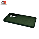 Чехол для Samsung S25 Edge Silicone Case, темно-зеленого цвета