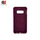 Чехол для Samsung S10e/S10 Lite Silicone Case, цвет марсала