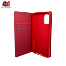 Чехол-книга для Samsung A41 красного цвета, Mobi