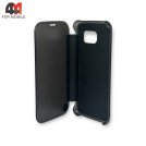 Чехол-книга для Samsung S6/G920 clear view cover, черного цвета
