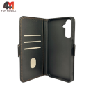 Чехол-книга для Samsung A26 шов, черного цвета, Case