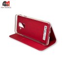 Чехол-книга для Samsung A6 Plus 2018/J8 2018 clear view cover, красного цвета