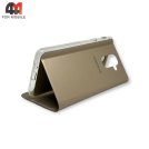 Чехол-книга для Samsung A6 Plus 2018/J8 2018 clear view cover, золотого цвета