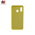 Чехол для Samsung A20/A30 Silicone Case, желтого цвета