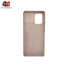 Чехол для Samsung S10 Lite/A91/M80s Silicone Case, пудрового цвета
