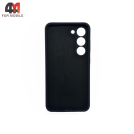 Чехол для Samsung S23 Plus Silicone Case Premium, черного цвета