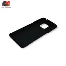 Чехол для Huawei Mate 20 Pro силиконовый, матовый, черного цвета