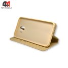 Чехол-книга для Samsung J4 2018/J400 золотого цвета, Case