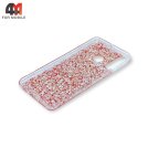 Чехол для Huawei P30 Lite/Nova 4E/Honor 20S силиконовый, глиттер, красного цвета