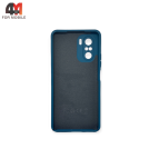Чехол для Xiaomi Poco F3/F3 Pro/Redmi K40/K40 Pro/K40 Pro Plus Silicone Case, темно-бирюзового цвета