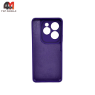 Чехол для Infinix Hot 40/Hot 40Pro Silicone Case, фиолетового цвета