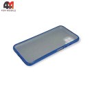 Чехол для Huawei P40 Lite/Nova 6Se/Nova 7i силиконовый с блестками, синего цвета