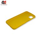 Чехол для Huawei P40 Lite/Nova 6Se/Nova 7i силиконовый, матовый, желтого цвета