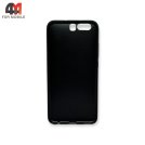 Чехол для Huawei P10 силиконовый с логотипом, черного цвета