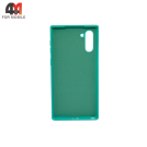 Чехол Samsung Note 10 Silicone Case, бирюзового цвета